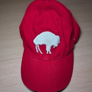 Red Buffalo Bills Embroidered Cap